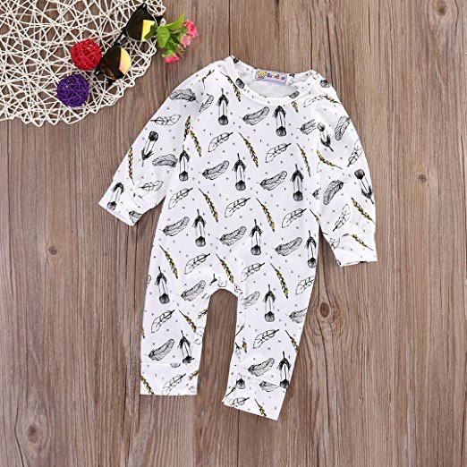 Feather romper | Trendy Cheap Baby Clothes Online