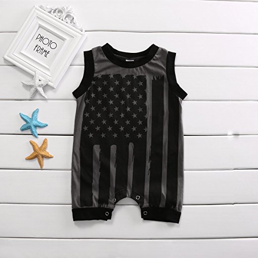Flag Romper | Trendy Cheap Baby Clothes Online