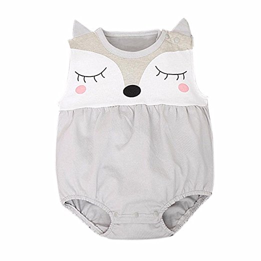 Owl Face Romper | Trendy Cheap Baby Clothes Online