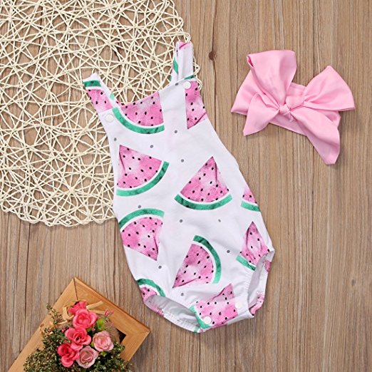 Watermelon Romper | Trendy Cheap Baby Clothes Online