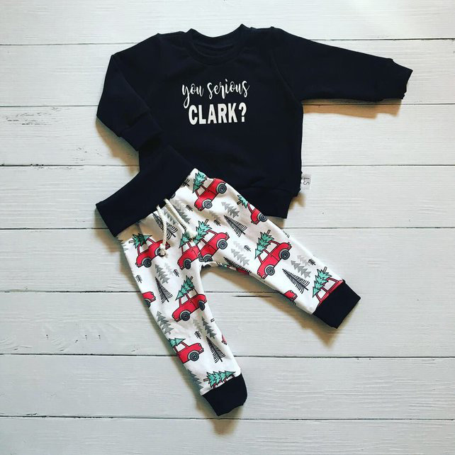 you serious clark christmas vacation baby outfit lolassprout
