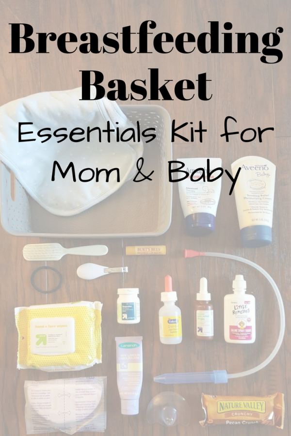 Breastfeeding Basket: Essentials kit for mom and baby