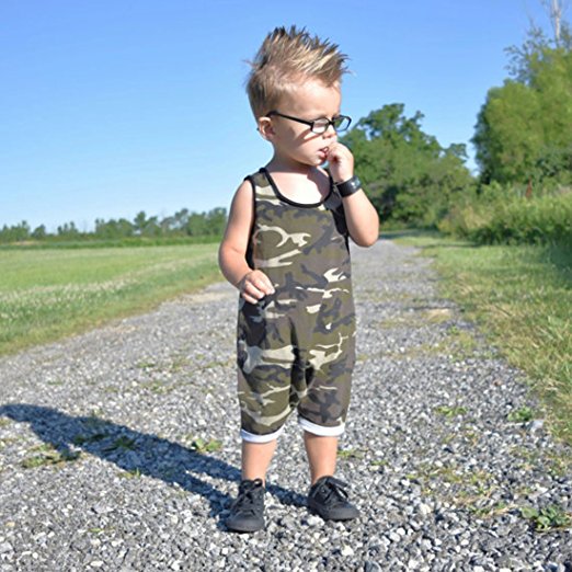 Camo Romper | Trendy Cheap Baby Clothes Online
