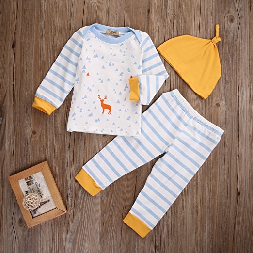 Striped Deer Outfit | Trendy Cheap Baby Clothes Online