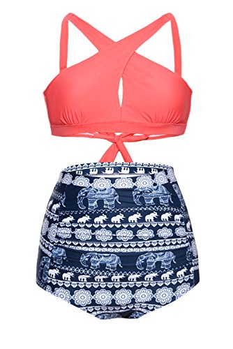 elephant modest two-piece | Modest two-piece swimsuits