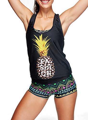 pineapple tankini | Cute Tankini Swimsuits