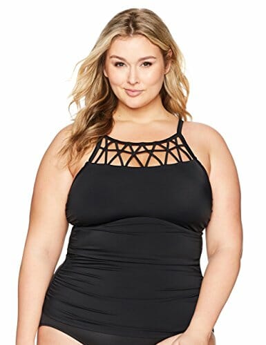 strappy tankini plus size swimsuits for moms