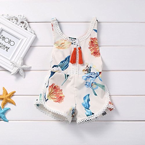 Tropical Floral Romper | Trendy Cheap Baby Clothes Online