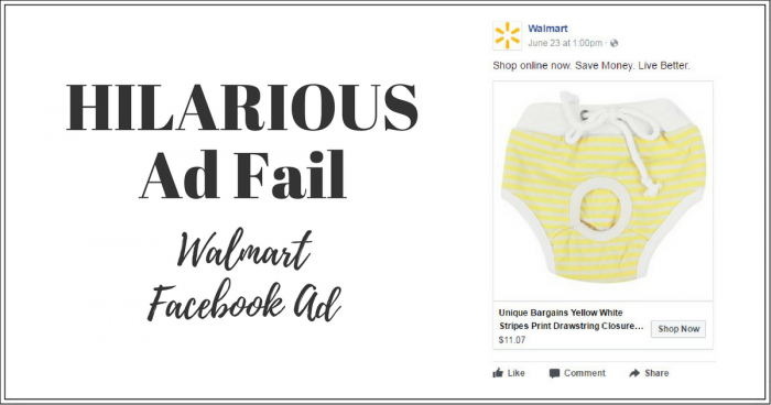 Hilarious Ad Fail: Walmart Facebook Ad