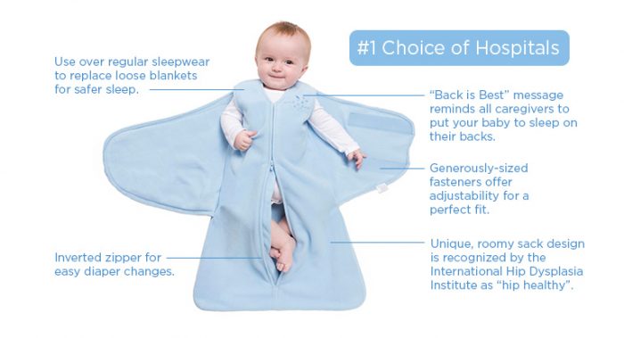 halo sleepsack swaddle - best swaddle to get baby to sleep 
