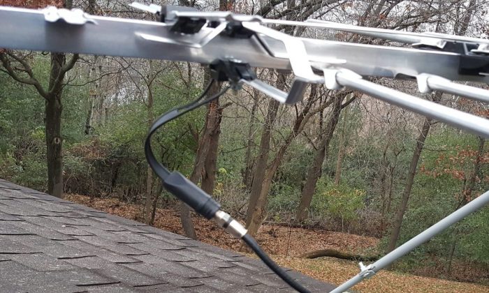 how to mount hdtv antenna to satellite dish - coax cable antenna