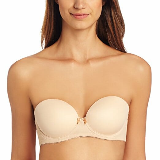 freya deco strapless bra for large breasts