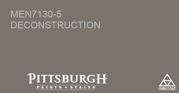 Pittsburgh paint deconstruction MEN7130-5
