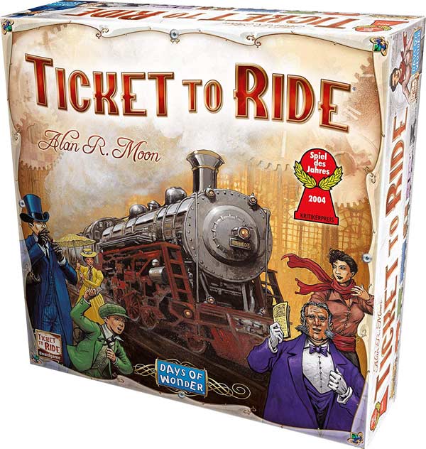 Ticket to Ride | Fun Date Night Games: Best 2 Player Board Games