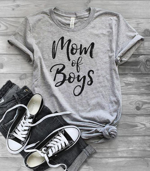 mom of boys shirt