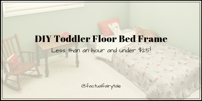 Diy Toddler Floor Bed Frame For Under, Toddler Floor Bed Frame Diy