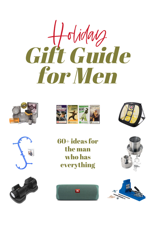 Holiday Gift Guide for Men - 60+ ideas for the guys who have everything