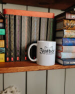 justice for crookshanks mug front harry potter mug