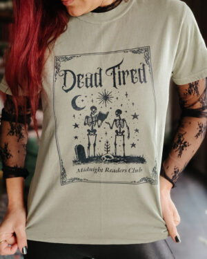 Dead Tired Midnight Readers Club T-Shirt Front