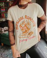 Hopeless Romantic Fantasy Reader T-Shirt Front